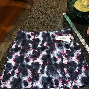 Lady Hagen Black and White‎ Mini Skirt